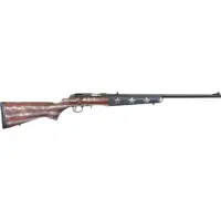 Ruger American Heartland 22 WMR, 22" Barrel, 9-Round Bolt Action Rifle with USA Flag Design
