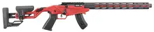 Ruger Precision 8419, .22LR, 16.1" Threaded Barrel with Red Stock & Barrel, 15-RD