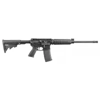 Ruger AR-556 Black Semi-Auto Rifle, 5.56 NATO 16.1" with 30 Round Capacity and 6 Position Stock
