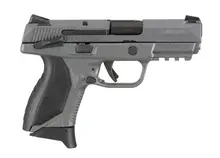 Ruger American Compact Pistol .45 ACP, 3.75" Barrel, Gray Cerakote, Manual Safety, 7+1 Rounds, Black Ergonomic Grip - Model 8650