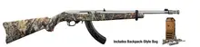 Ruger 10/22 Takedown Mossy Oak Break-Up Camo / Matte Stainless 22LR 16.6-inch 25Rd