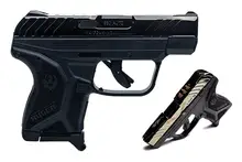 Ruger LCP II .380 ACP, 2.75" Barrel, Rose Gold Engraving, Black, 6RD Pistol