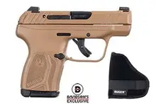 Ruger LCP Max 380 ACP 2.8in Dark Earth Cerakote Pistol - 10+1 Rounds