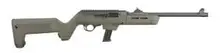 Ruger PC Carbine Takedown 9mm, 16.1" Threaded/Fluted Barrel, OD Green Magpul Backpacker Stock, 17+1 Rounds, Optics Ready