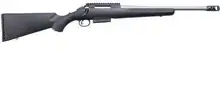 Ruger American Ranch 450 Bushmaster Bolt Action Rifle with 16.12" Stainless Steel Threaded Barrel and Black Stock - 26977