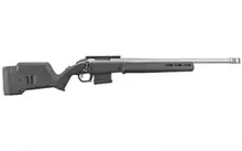 Ruger American Tactical Limited TALO 6.5 Creedmoor 18" Barrel 5-Round Bolt Action Rifle - Silver Cerakote/Magpul Stock