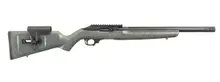 Ruger 10/22 Competition Custom Shop .22LR Rifle, 16.12" Threaded Barrel, 10-Round, Speckled Black/Gray Laminate - Model 31120