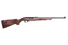 Ruger 10/22 Carbine .22 LR, 18.5" Barrel, 10-Round, Bass Engraved Walnut Stock, Black - 31123
