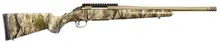 Ruger American Compact Rifle, .243 Win, 16.1" Burnt Bronze Cerakote Barrel, 4+1 Rounds, Go Wild Camo I-M Brush Synthetic Stock, 36923