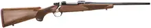 Ruger Hawkeye Compact 37140, 7mm-08 Rem, 16.50" Satin Blued Alloy Steel Barrel, American Walnut Stock, 4+1 Round Capacity