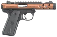 Ruger Mark IV 22/45 Lite 22LR 4.4" Bronze Anodized, 10RD, Checkered Grip