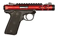 Ruger Mark IV 22/45 Lite Red .22 LR Pistol with 4.4" Threaded Barrel and 10-Round Capacity