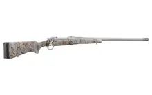 Ruger Hawkeye FTW Hunter 6.5 Creedmoor 24" Bolt Action Rifle with Natural Gear Camo and Matte Stainless Finish