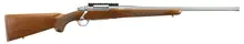 Ruger Hawkeye Hunter 6.5 PRC 22" 3+1 Bolt Rifle with Threaded Barrel, Satin Stainless Steel, American Walnut Stock