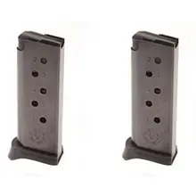 Ruger LCP .380 ACP 6-Round Steel Blued Magazine, Set of 2 - 90643