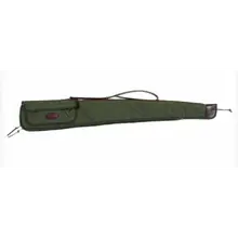 Boyt Harness Signature Series 50" Shotgun Case with Accessory Pocket, Waxed Canvas, OD Green Finish, Quilted Flannel Lining, Lockable Zippers - 0GCWC5011