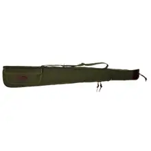 Boyt Alaskan 52" Shotgun Case in OD Green, Waxed Canvas with Quilted Flannel Lining & Brass Hardware - OGC97PXL9