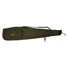 Boyt Harness Alaskan 44" Scoped Rifle Case, Waxed OD Green Canvas with Brass Hardware & Quilted Flannel