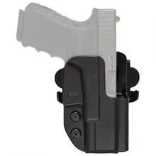 Comp-Tac International Right Hand OWB Holster for S&W M&P 5" 9/40/45mm, Optic Ready, Molded Black Kydex with Belt Slide/Paddle