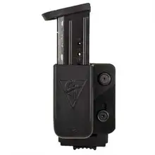 Comp-Tac PLM Single Magazine Pouch for Glock 9mm/40S&W/45 GAP, Left Side Carry, Kydex Black
