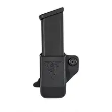 Comp-Tac Victory Gear Single Magazine Pouch, Left Side Carry, Fits 1911, Kahr, Spring XD-S, Sig P220 9mm/.45 ACP, Kydex Black