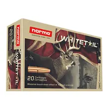 Norma Whitetail .243 Winchester 100 Grain Soft Point PSP Ammunition, Case of 200 Rounds - 20160462