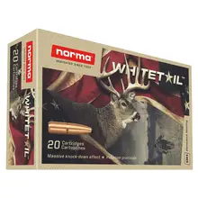 Norma Whitetail 300 Win Mag 150 Grain Pointed Soft Point (PSP) Ammo, Box of 20 - 20177412