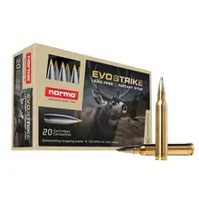 Norma Evostrike 300 Win Mag 139 Gr Hollow Point Boat-Tail Ammunition, 20 Rounds - 20177372