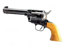 EAA Bounty Hunter Revolver .45 LC, 4.5" Barrel, 6-Rounds, Color Case Hardened Frame, Blued Finish