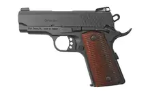 EAA GIRSAN MC1911SC Officer Model .45 ACP Semi-Automatic Pistol, 3.4" Barrel, 6+1 Rounds, Black Finish with Adjustable Sights and Checkered Laminate Grip