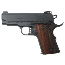 EAA Girsan MC1911SC Officer 9mm Semi-Automatic Pistol, 3.4" Barrel, 7+1 Rounds, Black Finish with Wood Grips