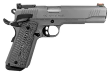 EAA GIRSAN MC1911 Match Noel .45 ACP 5" Stainless Steel Pistol with Matte Finish and G10 Grips - 8+1 Rounds
