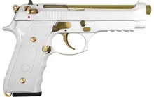 EAA Girsan Regard MC 9MM 4.9" White/Gold 18-Round Semi-Auto Pistol