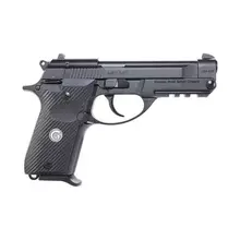 EAA Girsan MC14T Solution .380 ACP Semi-Automatic Pistol, 4.5" Tip-Up Barrel, 13+1 Rounds, Black Steel with Accessory Rail and Checkered Polymer Grips