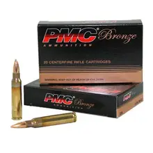 PMC Bronze .50 BMG 660 Grain FMJ-BT Ammo - 10 Round Box