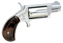 North American Arms NAA-22MS Mini-Revolver, .22 Magnum, 1.13" Stainless Steel Barrel, 5-Round Capacity, Rosewood Bird's Head Grip