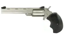 North American Arms Mini-Master .22LR/.22 Magnum, 4" Vent Rib Barrel, Stainless Steel, 5-Round, Conversion Model
