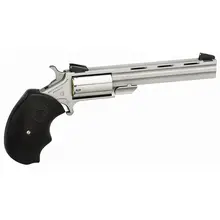 North American Arms Mini-Master .22 Mag 4" Barrel Stainless Revolver with Rubber Grip - 5 Rounds