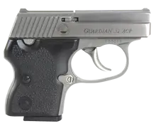 North American Arms NAA-32 Guardian Stainless Pistol, .32 ACP, 2.19" Barrel, 6+1 Rounds, Black Rubber Grip