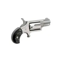 North American Arms Mini-Revolver .22LR, 1.125" Stainless Barrel, 5-Rounds, Black Pearl Grips