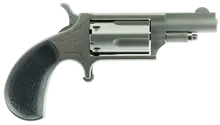 North American Arms Mini-Revolver, .22 WMR, 1.63" Stainless Steel Barrel, 5-Round, Black Rubber Grip - 22MGRC