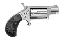 North American Arms Mini-Revolver .22 WMR, 1.625" Stainless Barrel, 5 Rounds, Rubber Grips, Silver Finish