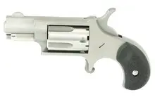 North American Arms Mini-Revolver, .22LR, 1.125" Stainless Barrel, Rubber Grips, 5-Rounds