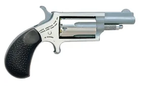 North American Arms Mini-Revolver, .22 LR, 1.63" Barrel, Stainless with Rubber Grip, 5-Round Capacity