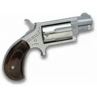 North American Arms Mini-Revolver .22 WMR, 1-1/8" Stainless Barrel with Lanyard Ring, 5 Rounds