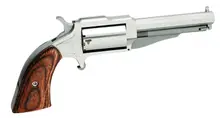 North American Arms NAA-1860-3 The Earl .22 Mag 3" Mini-Revolver with 5-Round Stainless Steel Cylinder and Rosewood Grip