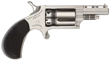 North American Arms Wasp .22 Magnum Mini Revolver, 1.625" Stainless Steel Barrel, 5-Rounds, Black Pebbled Rubber Grip
