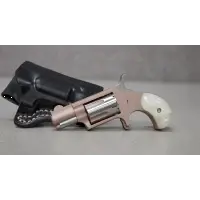 North American Arms Mini-Revolver .22LR, 1.125in 5rd, Stainless and Rose Gold with Pearl Grips - TALO Edition