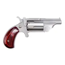 North American Arms Ranger II Break Top 22M 1.6" Stainless Revolver with Wood Grips - 5 Rounds