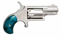 North American Arms .22LR Mini Revolver with 1-1/8" Barrel and Turquoise Grip